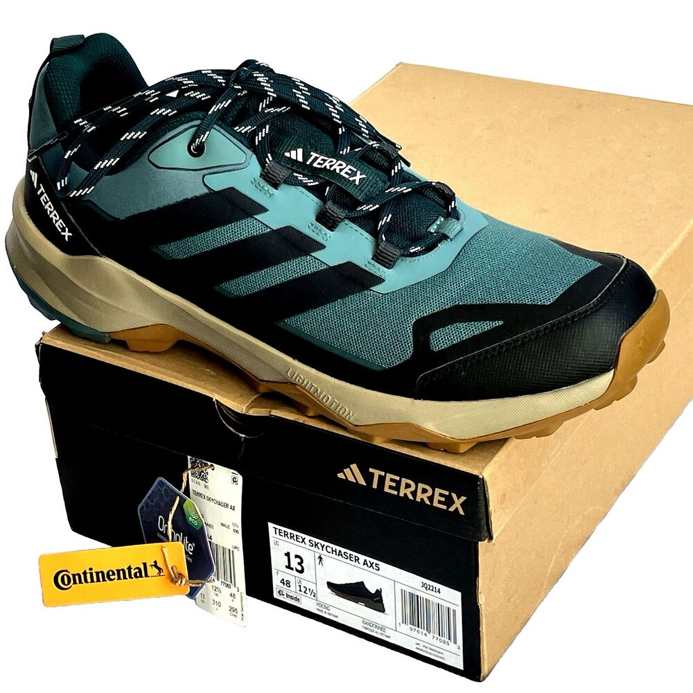 Adidas Terrex Skychaser AX5 Hiking Shoes 13 48 Ortholite Continental Blue JQ2214